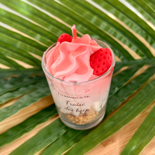 Mini bougie gourmande Fraise des bois