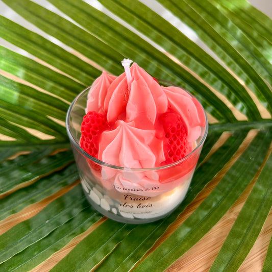 Bougie gourmande Fraise des bois