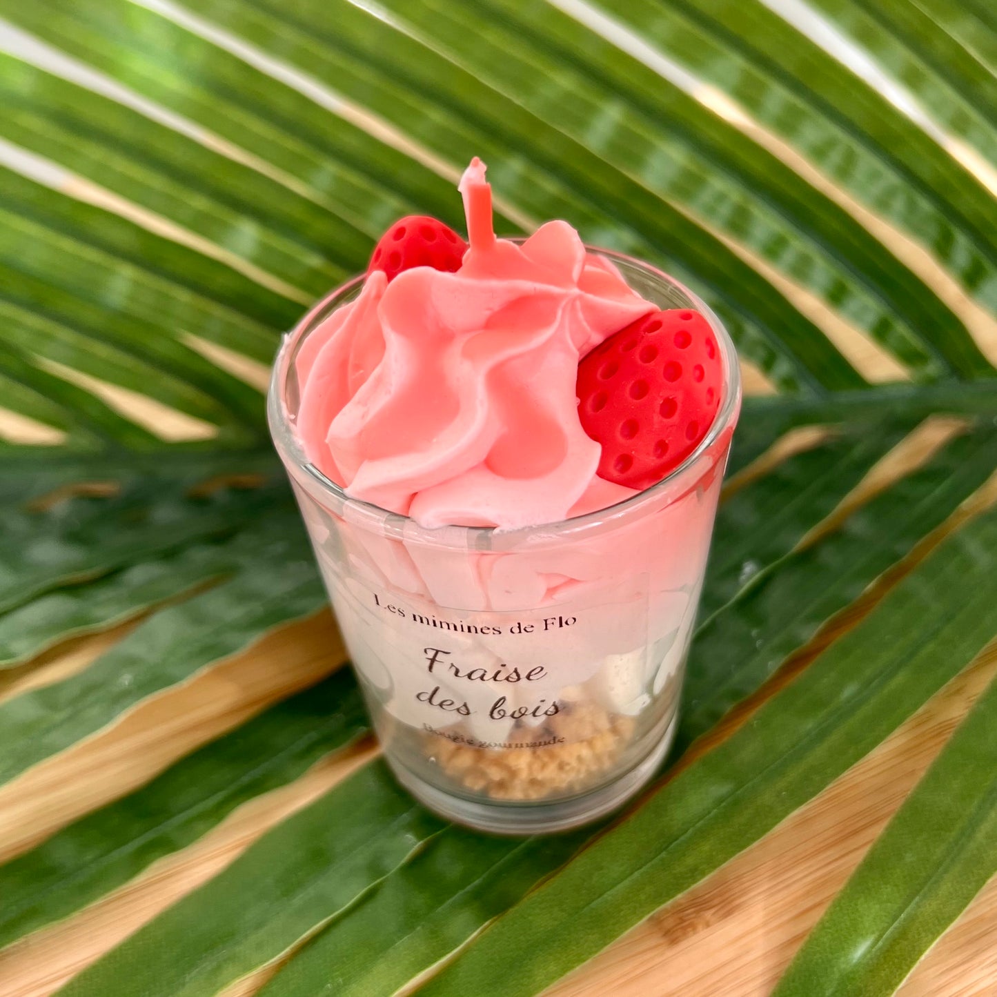Mini bougie gourmande Fraise des bois
