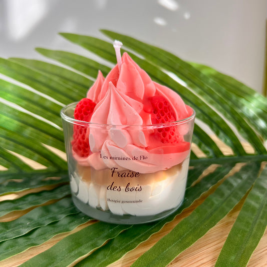Bougie gourmande Fraise des bois