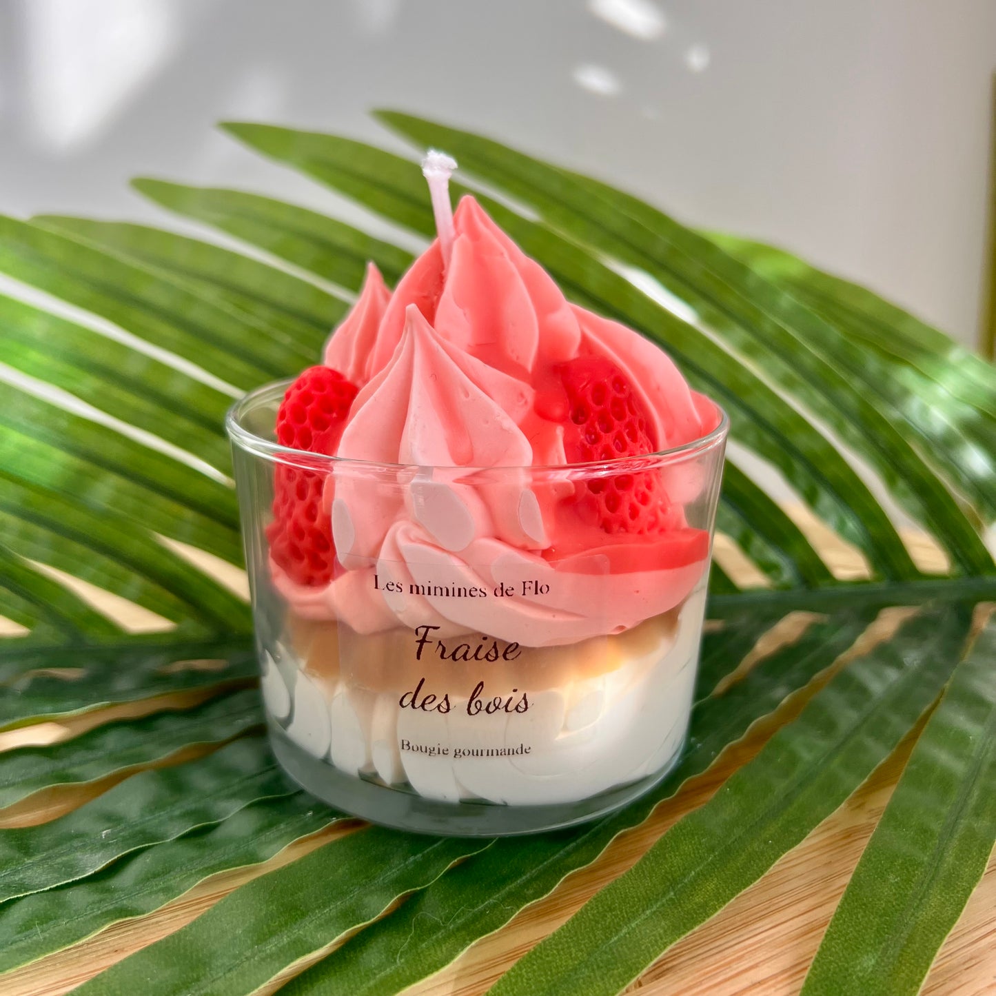 Bougie gourmande Fraise des bois